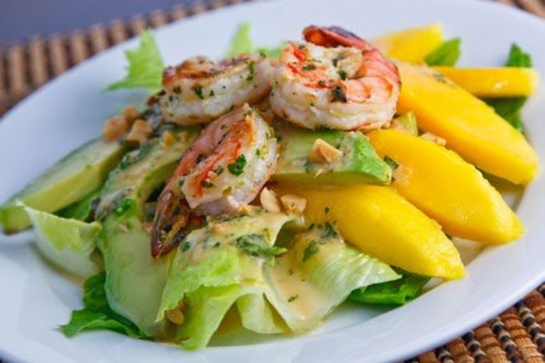  salade met olijfolie