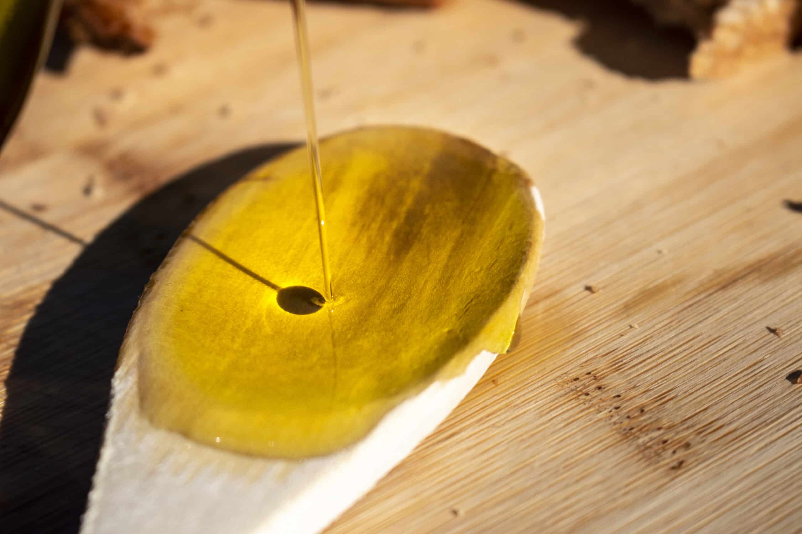 frying in olive oil